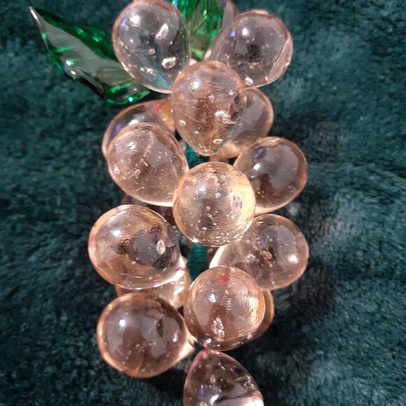 HANDBLOWN CANADA CO. GLASS GRAPES BEAUTIFUL 2005 - Picture 3 of 11